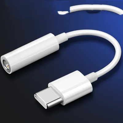 Suitable For Huawei Xiaomi HTC Live Call Headset Adapter Cable Type-c To 3.5mm Digital Audio Adapter
