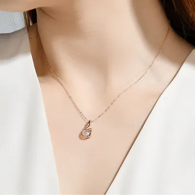 S925 Silver Phoenix Smart Necklace Women