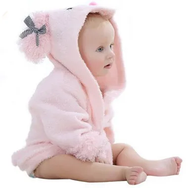 Cartoon Cute Animal Modeling Baby Bath Towels Baby Bathrobes Cotton Children's Bathrobes Baby Hooded