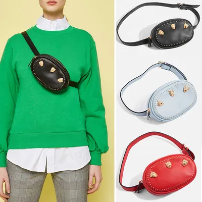 All-Match Mobile Phone Tiger Head Pocket Women