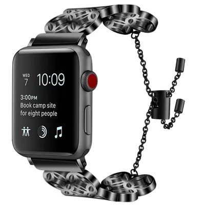 Compatible with Apple, High Quality Butterfly Flower Bands For Watch Stainless Steel Bracelet For Iwatch Series