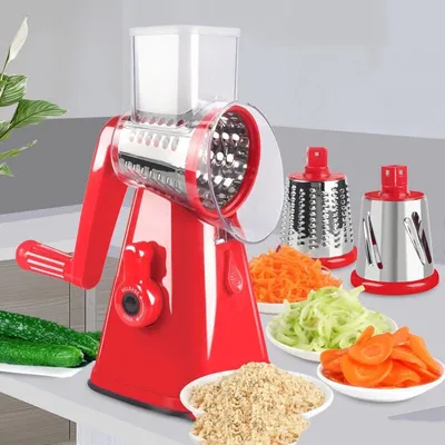 Multi-functional Vegetable Cutter Hand Drum Vegetable Cutter Slice