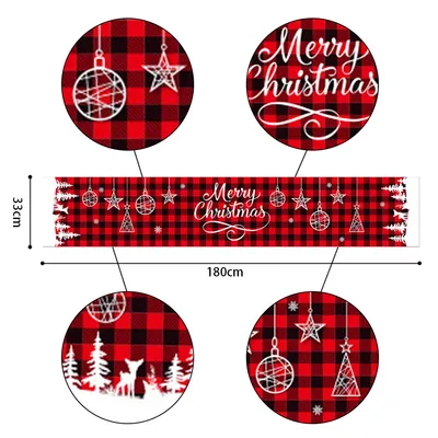 Christmas Decoration Couplet Hanging Cloth