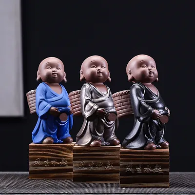 Creative Purple Sand Ornaments Kung Fu Tea Set