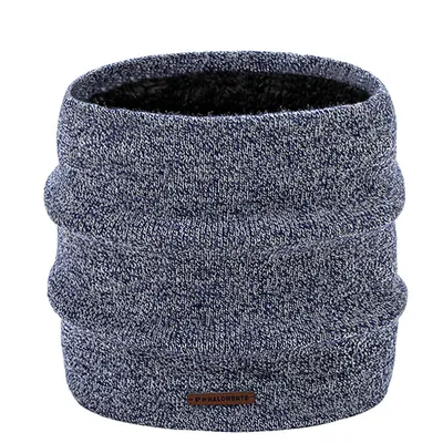 Outdoor Men's Knitted Thermal Pullover Scarf