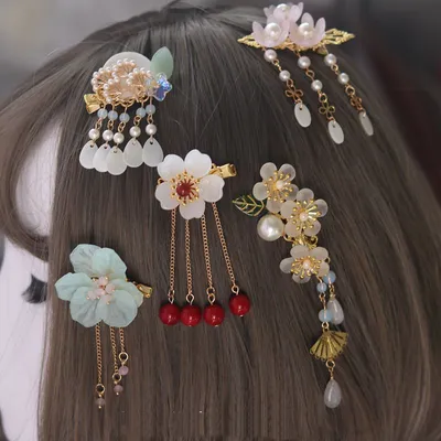 Antique hair ornaments Ying Luo diy material bag