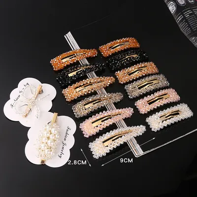 Color crystal hair accessories
