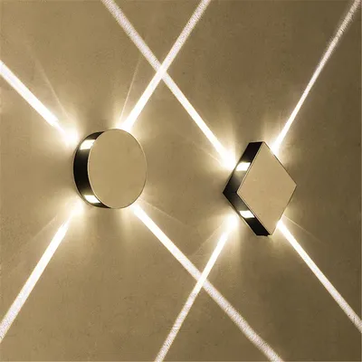 Cross light decoration lamp indoor bedside background lamp living room