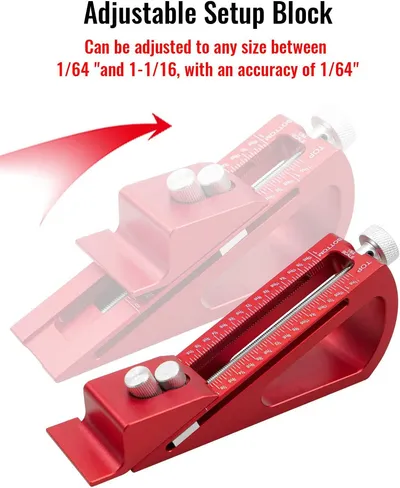 New Wood Block Gauge Block Height Caliper Gauge Aluminum Woodworking Tools