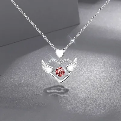 Fashion Personality Beating Heart Necklace Women