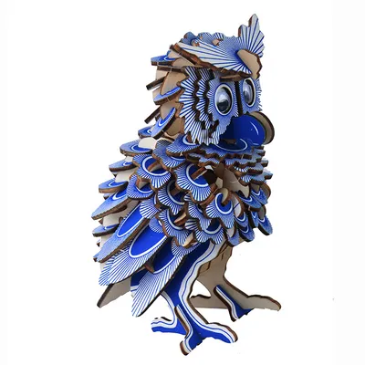 Wooden Laser Cutting Craft Children's Puzzle