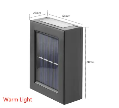 Solar Night Light Outdoor Decorative Garden Wall Lamp