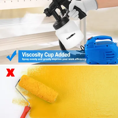 800ML Paint Spray Painter For Spring 650W Paint Sprayer Machine 800ML Per Min Output
