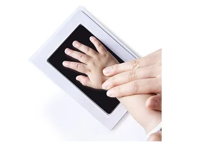 Anti - virus infective baby hand - foot - hand - hand - hand - hand - foot - hand printing table baby footprint - free washing printing oil