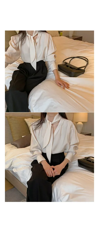 Korean Chic Niche French Neckline Is Loose And Versatile
