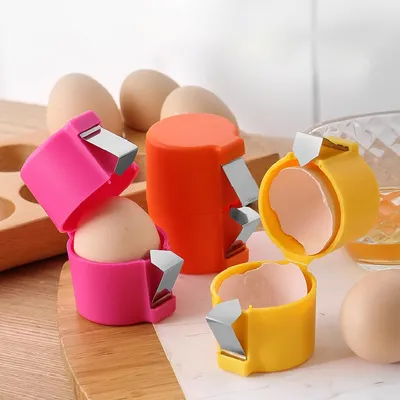 Egg Shell Opener For Hard Boiled Eggs Egg Peeler Tool Handheld Egg Topper Cutter Tool Easy Egg Cracker Tool Egg Slicer For Raw And Hard Boiled Eggs Kitchen Gadgets For Cooking And Baking