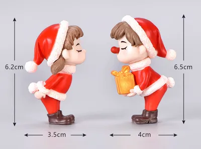 Plastic Figure Doll Crystal Ball Craft Accessories