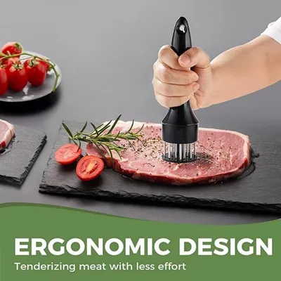 Stainless Steel Meat Tenderizer 21-pin Beef Pork Kitchen Cooking Needle Tool