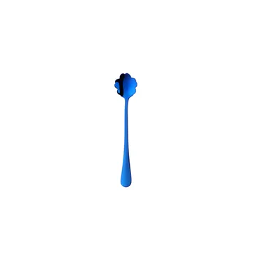 Stainless Steel Sunflower 304 Color Titanium Plated Lace Spoon