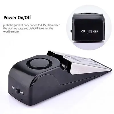 Door Stop Alarm Door Resistance Burglar Alarm Door Gap Alarm Door Stopper Alarm For Home Dormitory Safety
