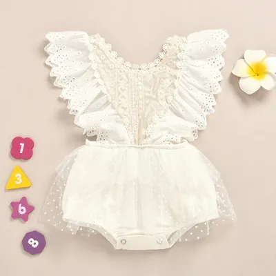 Lace baby jumpsuit
