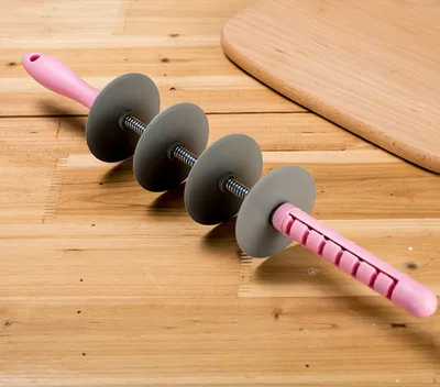 Adjustable Rolling Pin Multi Functional Bread Iron Slicer Noodle Forming Mold Kitchen Tool Creative Cut Roller