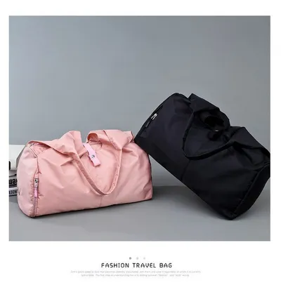 Dry wet separation fitness bag