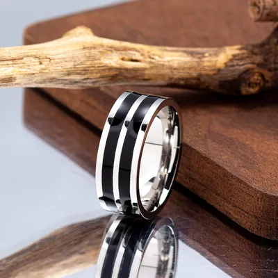 Japanese And Korean INS Style Couple Ring Titanium Steel