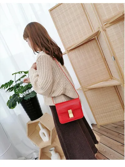 New women's bag retro fashion tofu bag