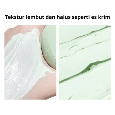 Green Tea Ice Cream Cleaning Mud Film For Moisturizing And Oil Control