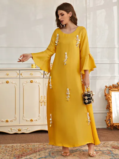 Middle East Arab Foreign Trade High-grade Dress Women's Clothing