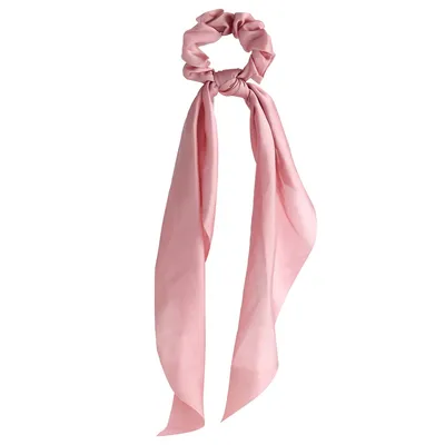 Small floral ponytail long streamer hair band