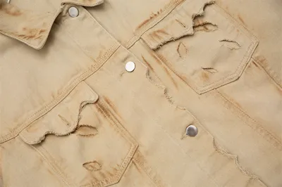 Jacket Tops European And American Style Trendy Denim