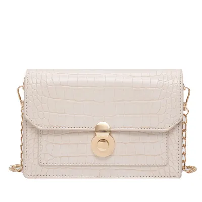Stone Pattern PU Cross-body Bag with Shoulder Bag for Women