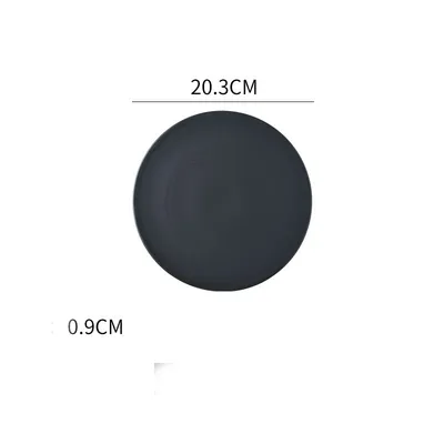 Home Simple Matte Round Sushi Plate