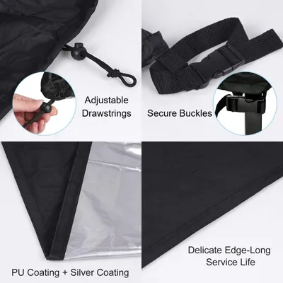 Waterproof Patio Furniture Cover Outdoor Garden Rattan Table Chair Cube Cover UK--30.5X28X5