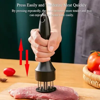 Stainless Steel Meat Tenderizer 21-pin Beef Pork Kitchen Cooking Needle Tool