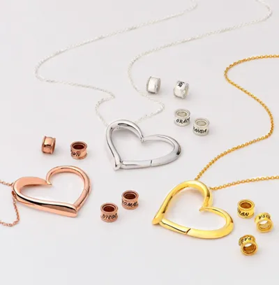 Personalized Heart Necklaces Women Jewelry Custom Name Necklaces & Pendants Mothers Day Gift