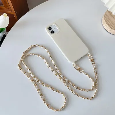 Classic Style Chain Phone Case Crossbody Leather Rope