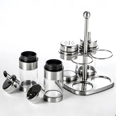 304 Stainless Steel Four-head Seasoning Bottle