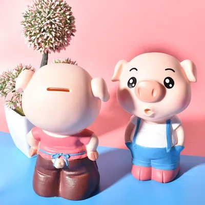 Cartoon Piggy Piggy Box Craft Gift Creative Practical Household Decoration
