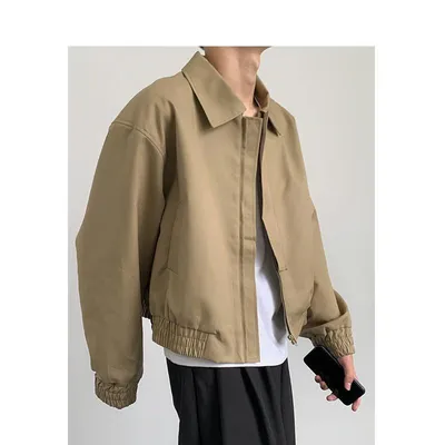Loose Style Short Lapel Top