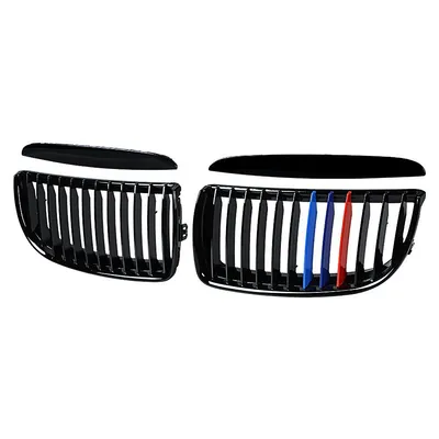 E90 93 Grid Horizontal Bar Front Grille Parallel Bar