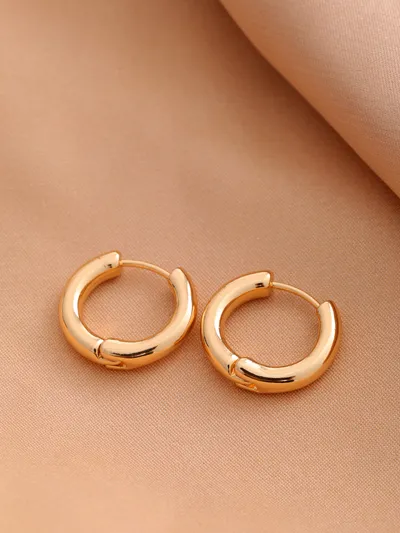 Smooth Geometric Hollow Earrings For Women