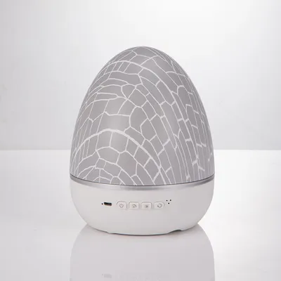 Night Light Dinosaur Eggshell Rotating Projector Romantic Starry Desk Lamp Colors Changing Gift For Children And Party