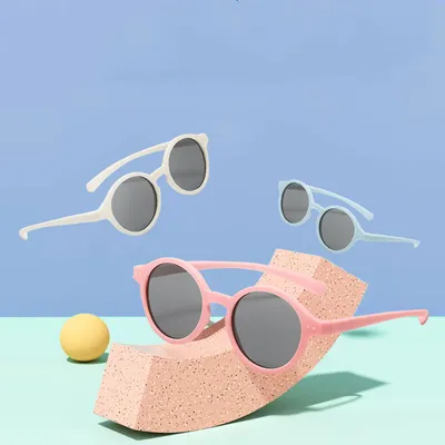 Silicone Kids Sunglasses Polarized UV Protection