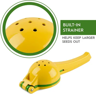 Heavy-Duty Metal Lemon Squeezer & Lime Juicer Manual Citrus Hand Press Fruit Extractor Kitchen