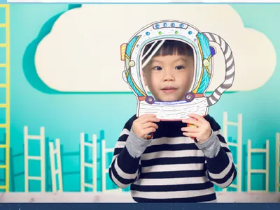 Creative Art And Craft For Little Astronaut Kindergarten