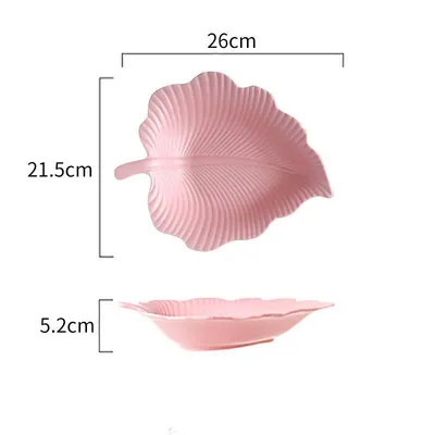 Ceramic Snack Plate For Creative Home Use