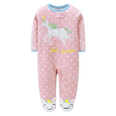 Baby wrap jumpsuit with zipper